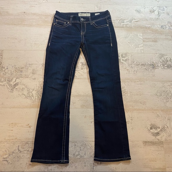 BKE Denim Dakota Dark Wash Boot Cut Jeans - Picture 1 of 8